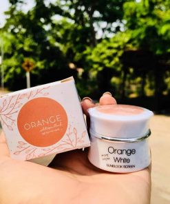 Orange White Sunblock
